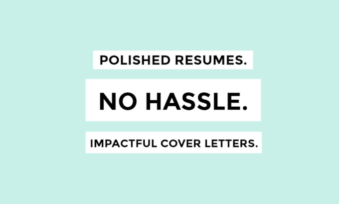 create a sleek, effective resume or cover letter