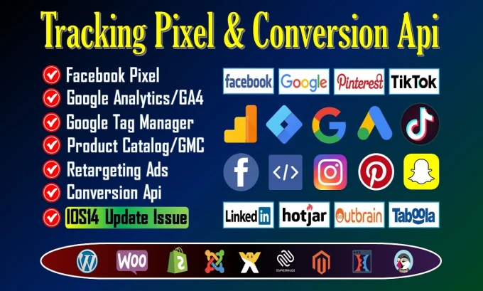 setup facebook pixel conversion api google analytics ga4 tag manager tik tok fix