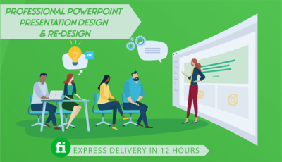  design and redesign modern powerpoint presentation professionally