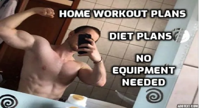 create custom home workout and diet plan for you