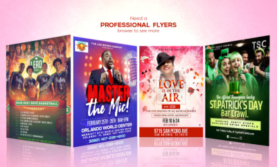 create a professional flyer in few hours