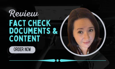 fact check your article, report or web content