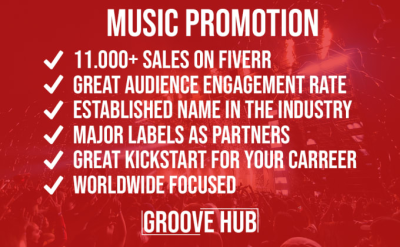 do organic, worldwide, music promotion